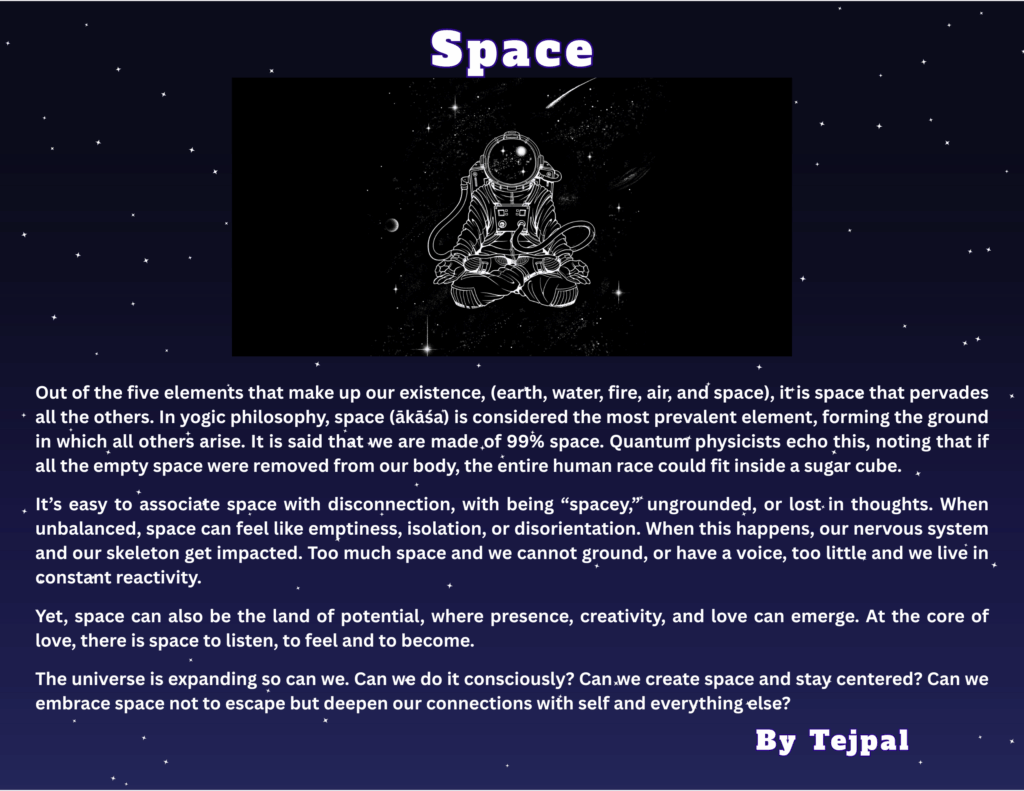 October Theme 2025 - Space