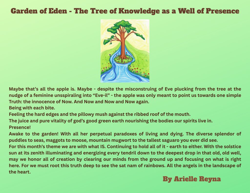 Monthly Theme: Garden of Eden - June 2026
